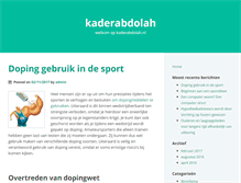 Tablet Screenshot of kaderabdolah.nl